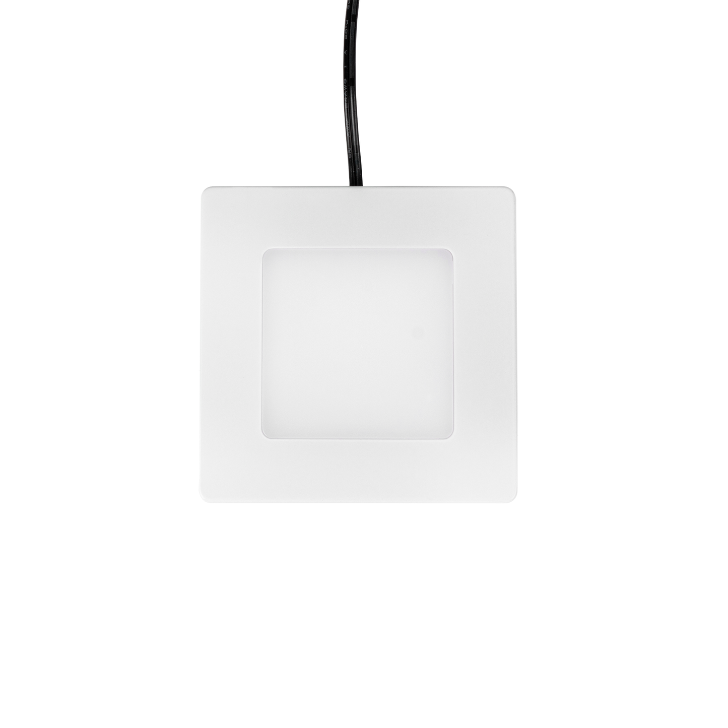 A112D LED Cabinet Light – Square Panel, Surface or Recessed Mount