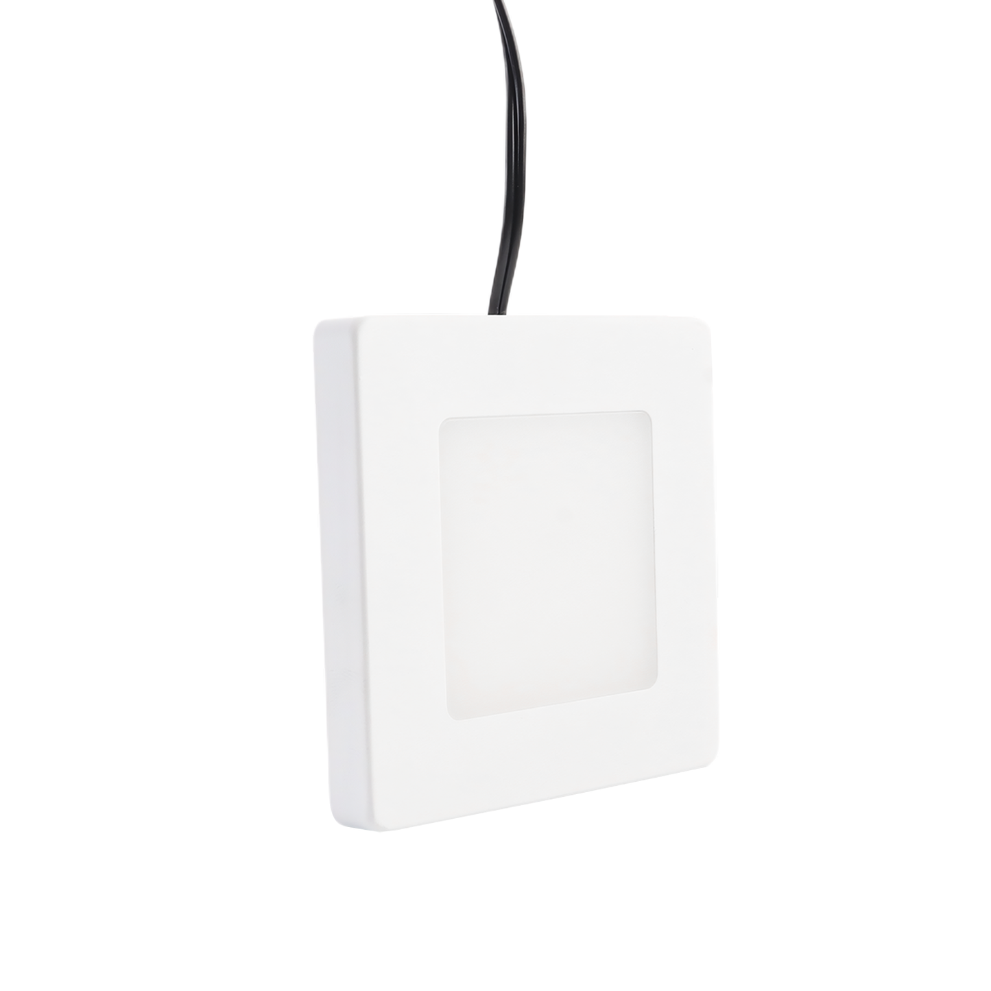A112D LED Cabinet Light – Square Panel, Surface or Recessed Mount