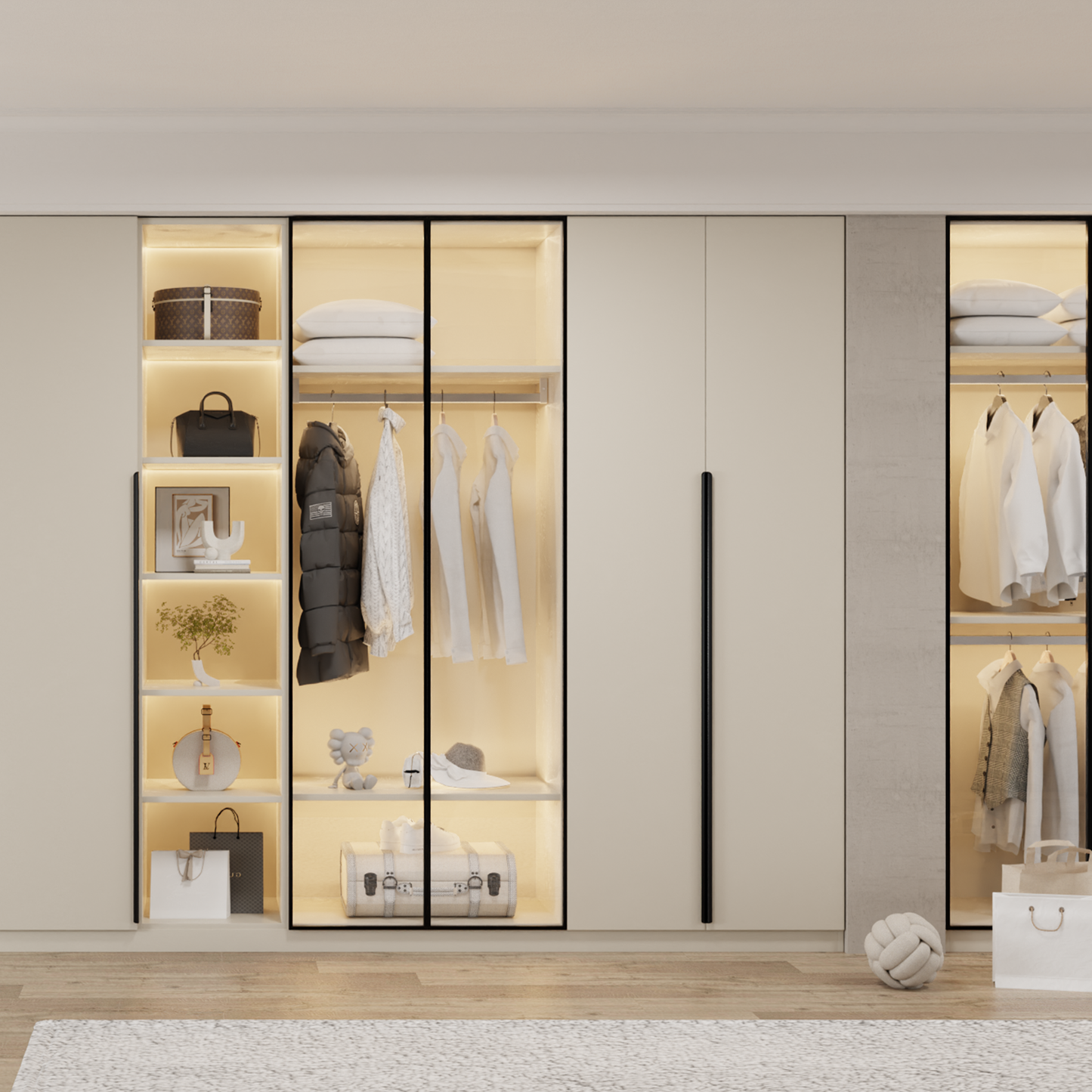 A317D Sensor-Activated LED Wardrobe Light – 12V, Ceiling or Side Mount