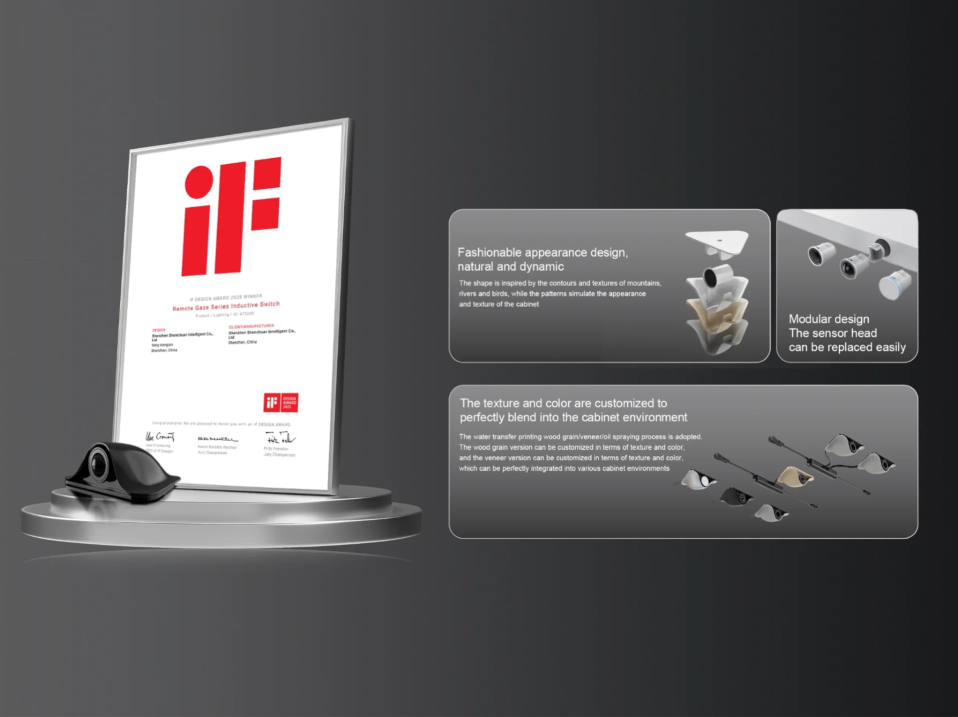 ARTCILUX Wins 2025 iF Product Design Award for Groundbreaking Wired Induction Switch 2